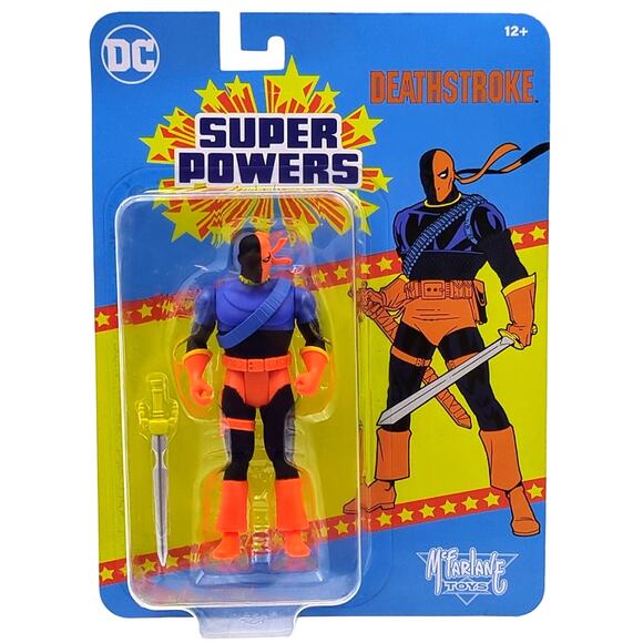 Deathstroke DC Super Powers McFarlane Toys Retro stye Action Figure New & Sealed - Picture 1 of 2